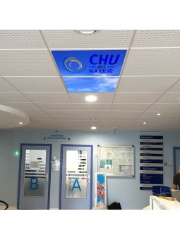 Ilot de 2 Dalles led Lumineuses ( ensemble de 120 x 60 cm)